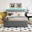 Lit plateforme double avec lit gigogne