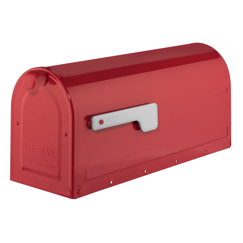 Mailbox, Medium, Red