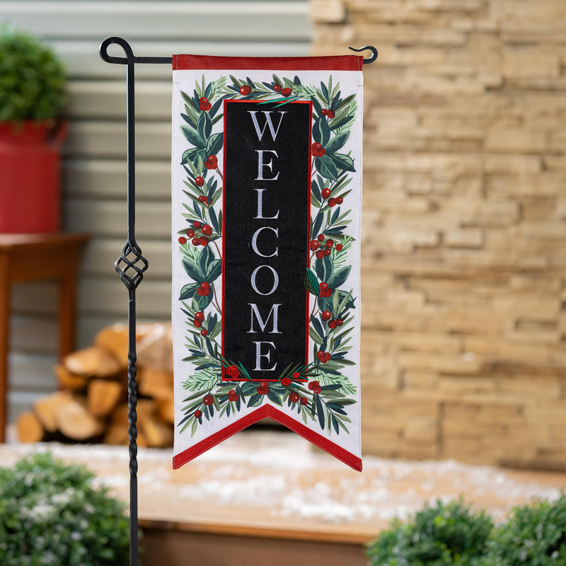 Welcome Foliage Pennant Everlast Impressions