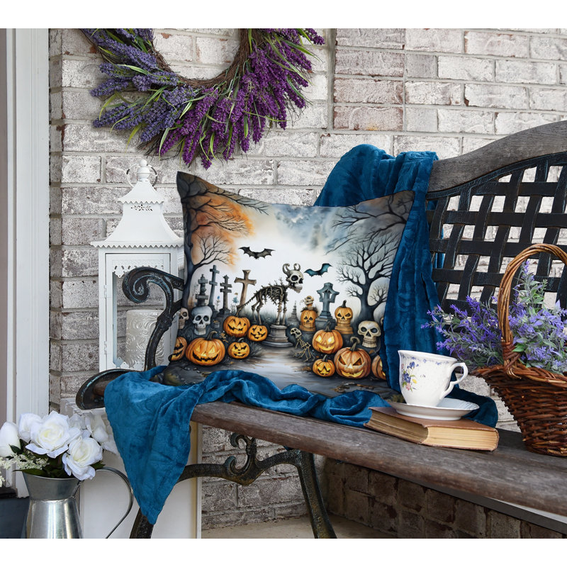 Coussin décoratif Spooky Halloween, 18 po x 18 po