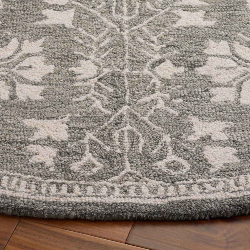 Metro 676 Hand Tufted Wool; Cotton Oriental Rug, Round 6'