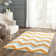 Mars Chevron Wool Hand Woven Area Rug