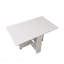 Table de salle à manger pliable 51,18 pouces - blanc