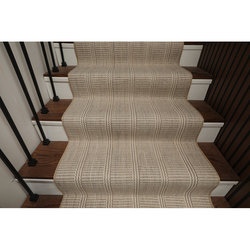 Tapis en laine fait à la main sur mesure, Tapis de couloir 2 pi 7 po x 33 pi
