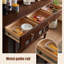 Buffet en bois de noyer massif
