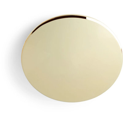 Finished Drain Cap - Polished Brass
