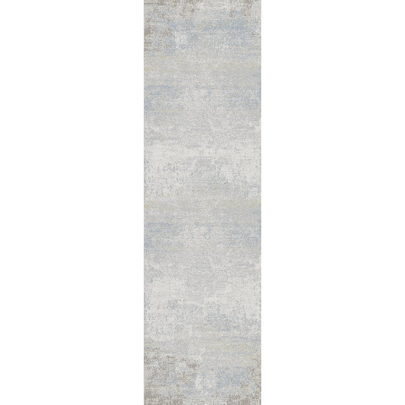 Stamey 12503-998 LT GREY/GREY/BEIGE, Runner 2'2" x 7'7"