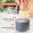 Bubble Up, Brush + Dispenser, Gray