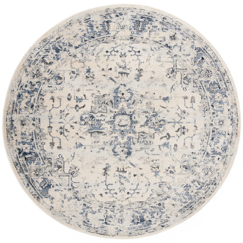 Tapis performance oriental Jase, Rond 6 pi 7 po