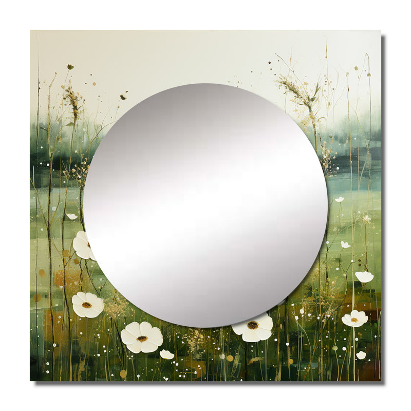 Postelaite - Grand miroir carré pour plantes et fleurs, 36 po x 36 po