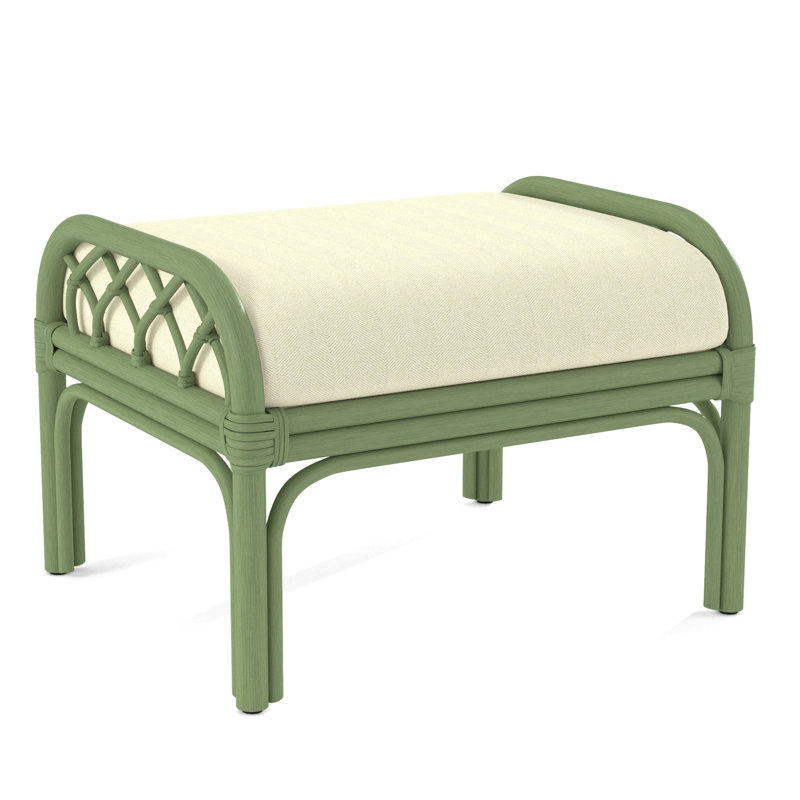 Repose-pieds rectangulaire Edgewater, Brown Geometric, 0456-33, Céleri