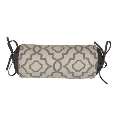 Salazar Traditional Cotton Geometric Neck Roll