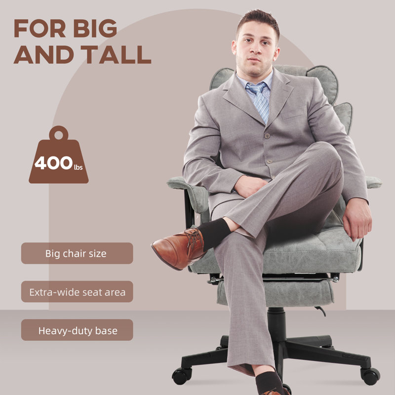 Microfiber / Microsuede Office Chair, Gray