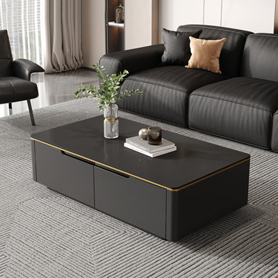 Simple rectangular rock table