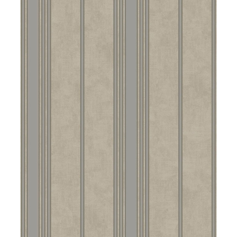 Rouleau de papier peint L 33 pi x l 21 po Antonina Vella, Gris / Argent