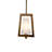 Taraji 1 - Light Gold Single Pendant