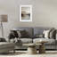 «Mute Lake Neutral Landscape», reproduction encadrée sous verre, design par Petal Prints Design-1003428095-1003428080