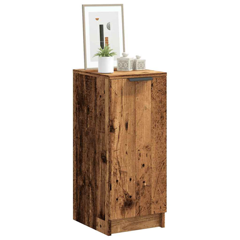 4 Pair Shoe Storage, Old Wood