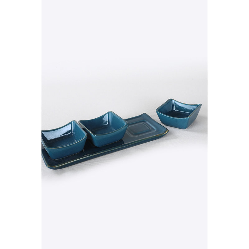East Urban Home Ceramic Condiment Server
