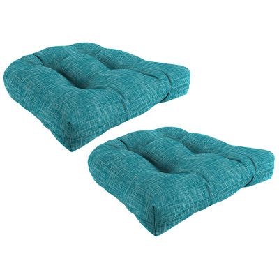 Contoured Outdoor Wicker Seat Cushion