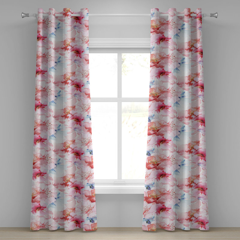 Earlie Semi Sheer Curtain Pair