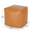Repose-pieds carré en similicuir Candy-1162265397