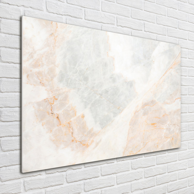 Marble - No Frame Print on Glass
