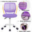 Chaise de bureau à domicile, chaise de travail colorée avec coussin rembourré en filet doux, chaise d'ordinateur pivotante réglable en hauteur pour les adolescents, mauve-133354932
