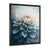 Impression noire sur toile encadrée