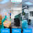 Fluorescent Light Covers For Ceiling Lights - Magnetic Classroom Light Filters - Tranquil Blue