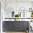 Levona 1-Light Pendant Light with Seed Glass for Kitchen Island (Nickel Finish)-308024904