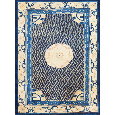 Antique Peking Chinese Ivory 1900s Rug