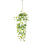 26" Faux Pothos Plant in Ceramic Pot Hanging Houseplant  