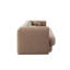 Canapé Foxo, 2 coussins décoratifs, velours brun chameau rembourré, 99 pouces-115686169