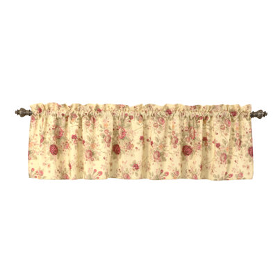 Antique Rose Curtain Valance