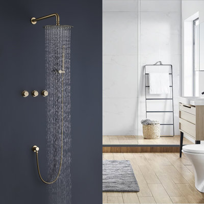 Système de douche complet avec valve brute