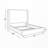 Esparto Upholstered Wingback Bed-256460953-179668157