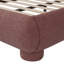 Lit plateforme tapissier Xavian Modern Teddy Boucle avec tête de lit cintrée et lattes en bois pour chambre à coucher Moody-134546870-134546873