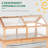 Raised Garden Bed with Polycarbonate Greenhouse