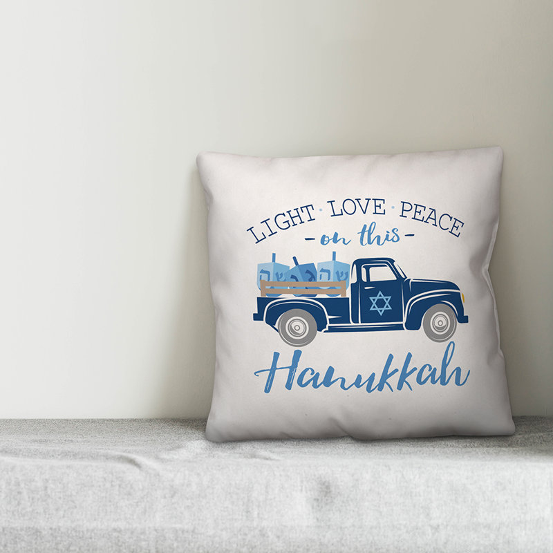 Reversible Throw Pillow, 16" x 16", Pillow Cover Only - No Insert