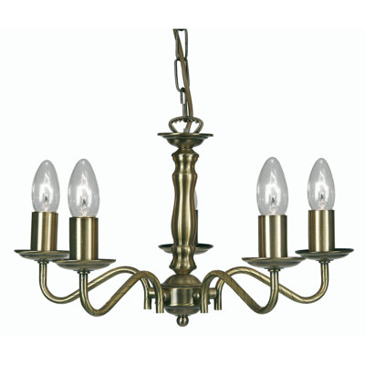 Cleo 5 - Light Candle Style Chandelier