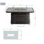 Parma 5-Piece Pe Wicker Outdoor Firepit Set With Rising Table And Cushions-356226337-356226339