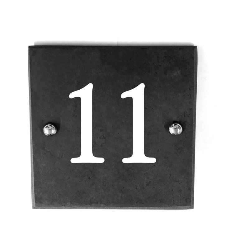 Bertye 15cm H Slate House Number