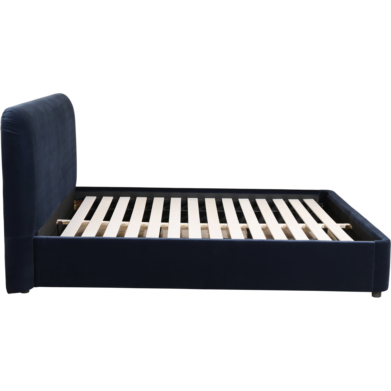 Crosby Upholstered Bed, Blue, Queen
