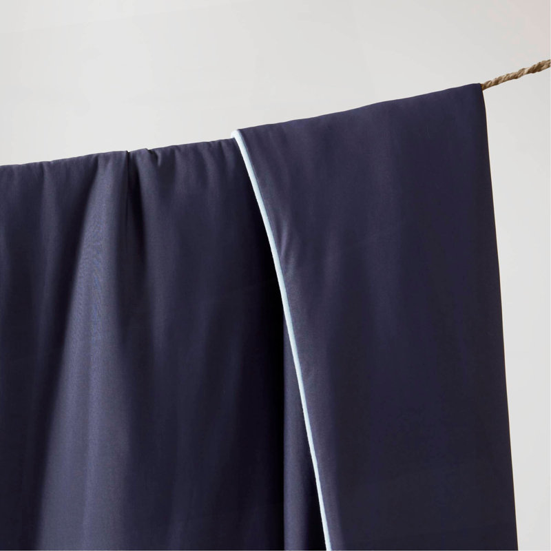 1 édredon en duvet synthétique, Édredon simple, Marine