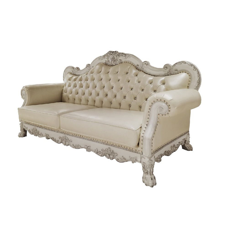 Hebron 86'' Faux Leather Sofa