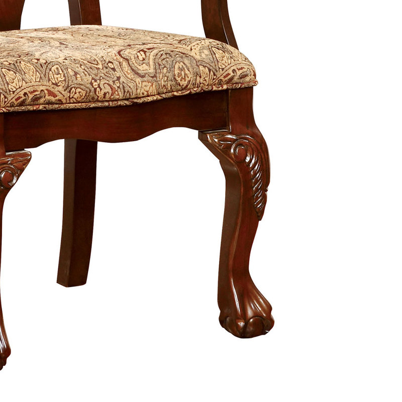 Buckhurst 19.5'' H Upholstered Oak Armchair