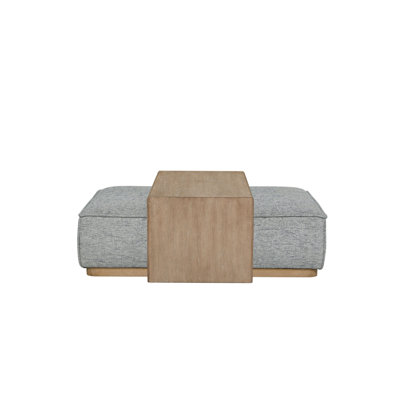 Marielle Upholstered Ottoman with Tray Table