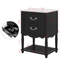 Meuble-lavabo 24 po avec lavabo, meuble-lavabo simple autoportant avec 2 tiroirs et tablette ouverte-124556493