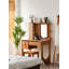 Coiffeuse de rangement en rotin massif de style vintage pour chambre à coucher-130160186